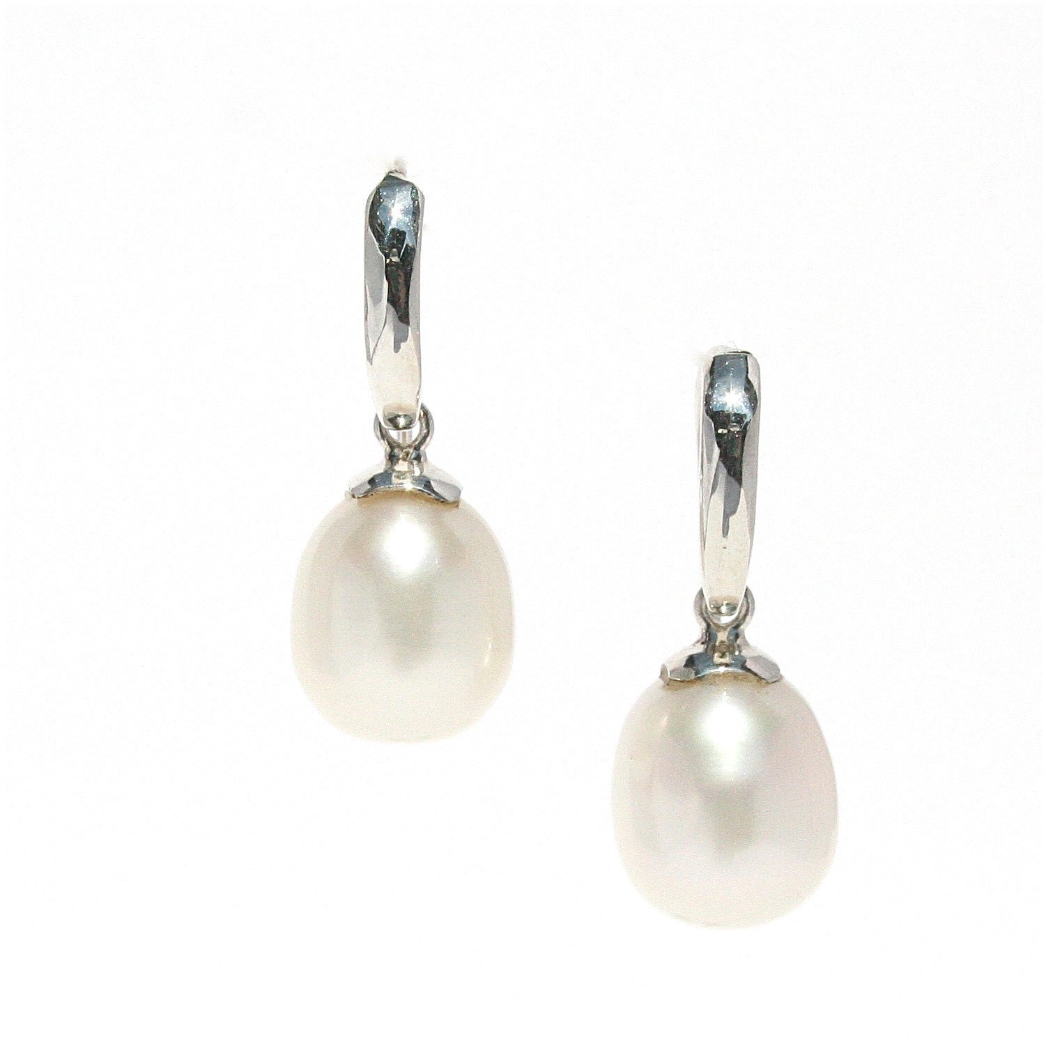 pearl hook earrings