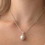 Australian South Sea Pearl Pendant  set in sterling silver