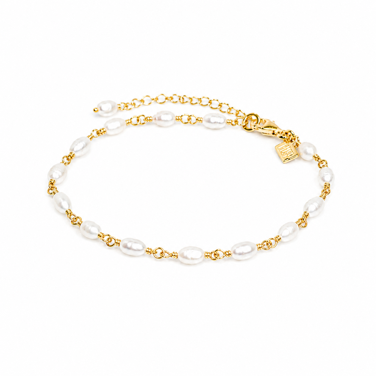 Seaside Bliss Pearl Bracelet Gold Vermeil with genuine freshwater pearls and premium 925 sterling silver, designed in Broome Western Australia