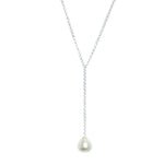 “Australian South Sea pearl necklace in sterling silver inspired by Broome pearling heritage designed in Western Australia”