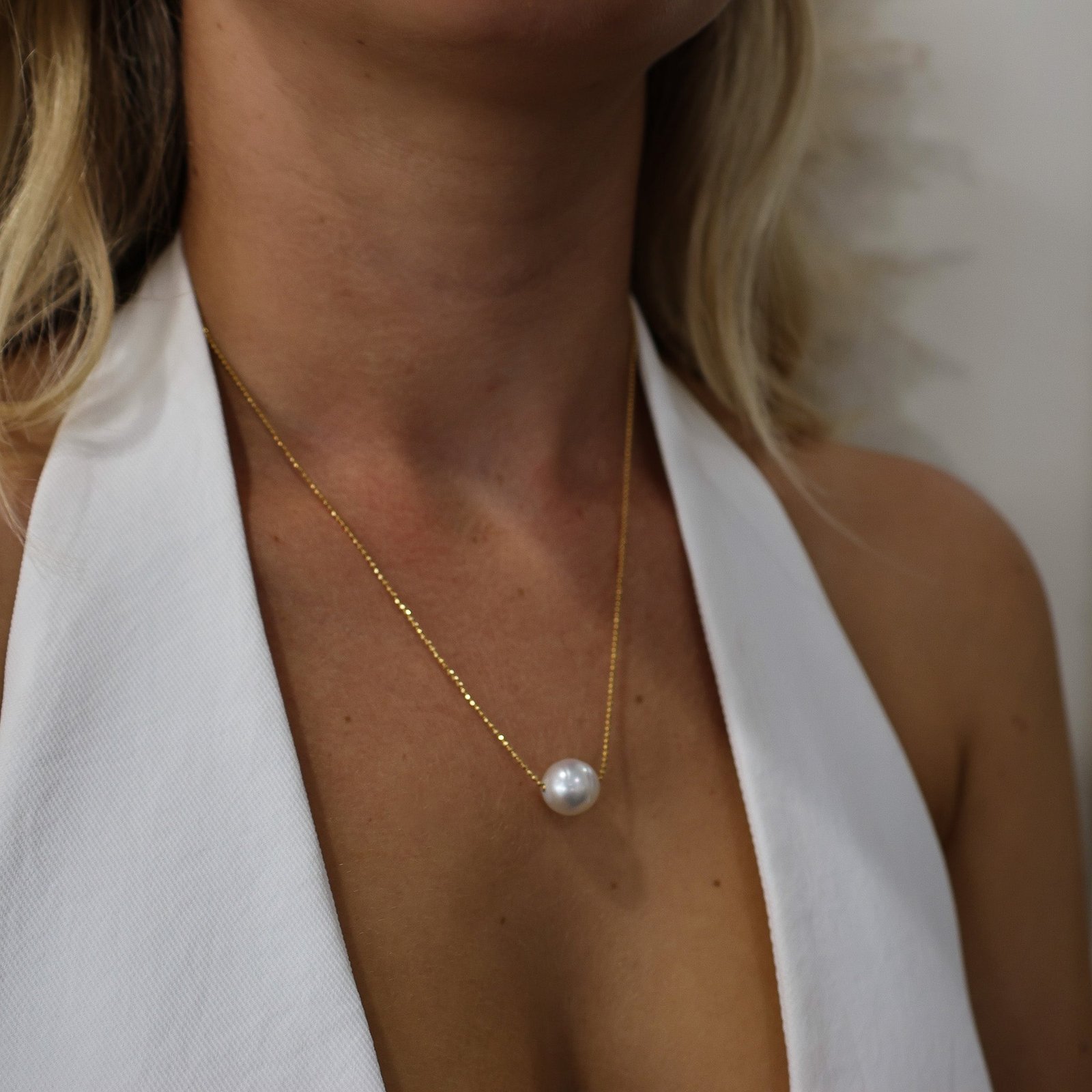 Paspaley South Sea pearl necklace gold Australian pearl jewellery