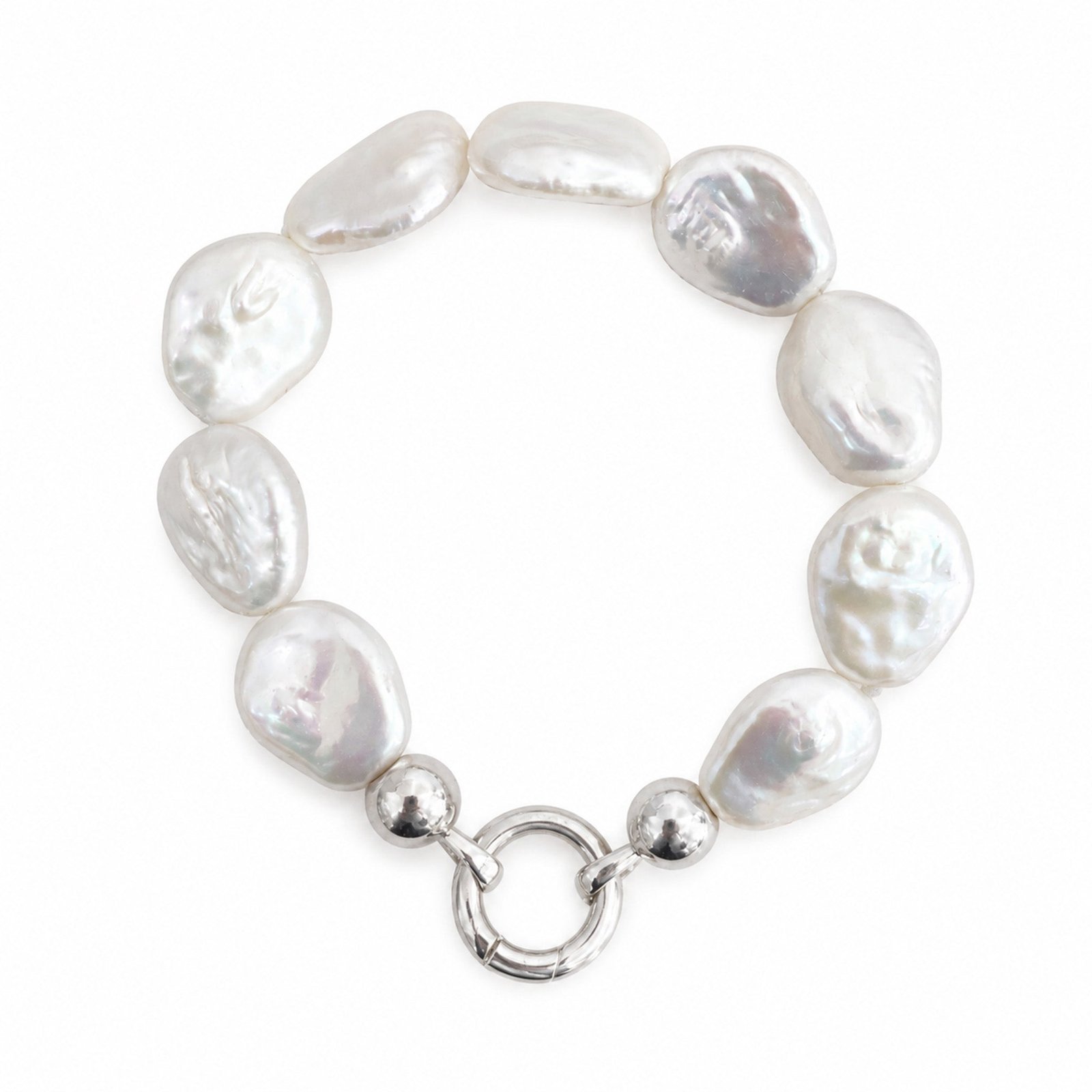 Baroque Pearl 20mm Silk Knot Bracelet  australian designed by Lush Designs Jewellery in Broome