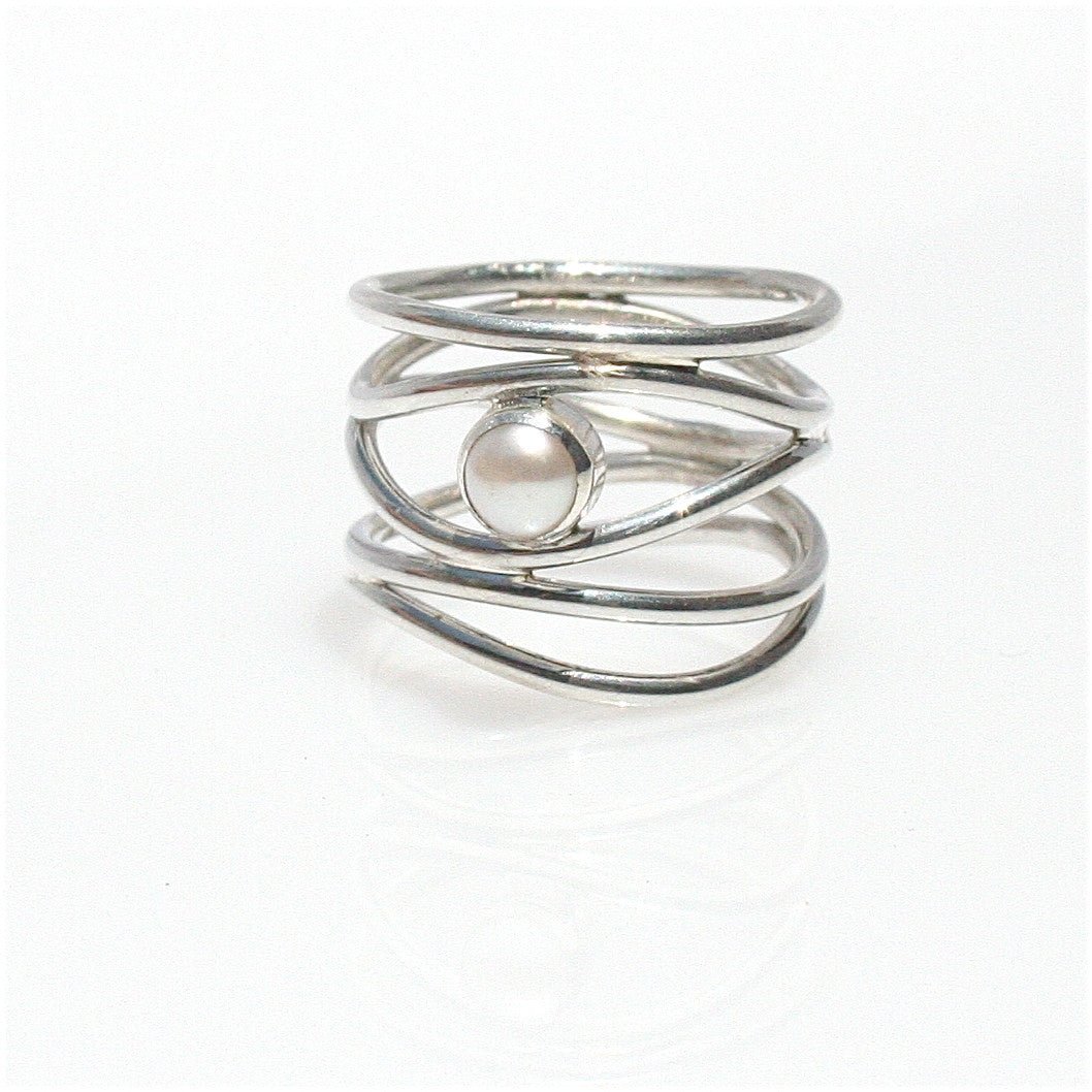 ladies broome pearl ring